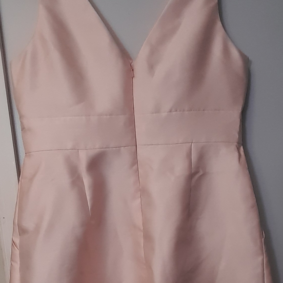 Alfred Sung Satin Midi Dress D768 - Picture 7 of 9